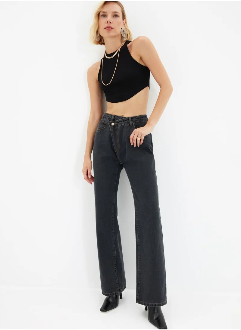 ترينديول High Waist Straight Jeans