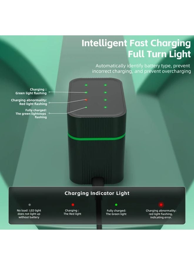PUJIMAX 8 Slot Smart Fast Charger with 8 4255mWh and 8 1100mWh 1 5V AA Lithium Batteries - Image 4