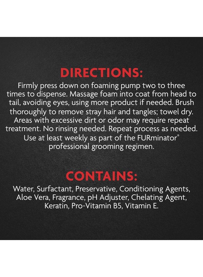 FURminator® Rinse-Free deShedding Foaming Shampoo for Cats, 8.5 oz - Image 2