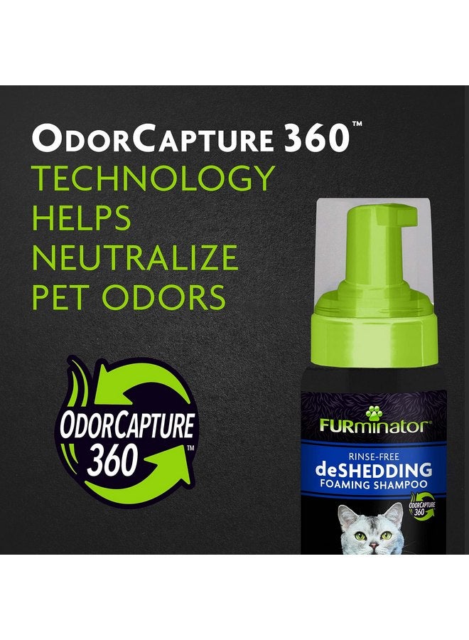 FURminator® Rinse-Free deShedding Foaming Shampoo for Cats, 8.5 oz - Image 4