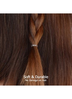 HOYOLS Clear Elastic Hair Rubber Bands 1500Pcs Mini Small Clear Ponytail Elastics Holders For Blond Kids Girls Hair No Crease Damage No Hurt 1 Inch Tpu  - Image 4