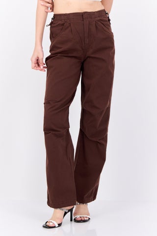 Women Regular Fit Plain Parachute Jogger Pants, Brown - pzsku/Z4418E7BA1BCE828F912EZ/45/1746214013/fa6d88ae-e87c-4f43-954c-8ad8d518a370