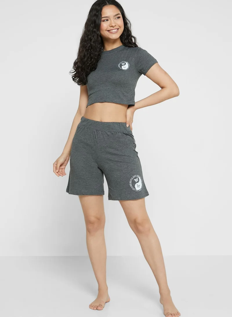 TOPSHOP Knitted Pyjama Set