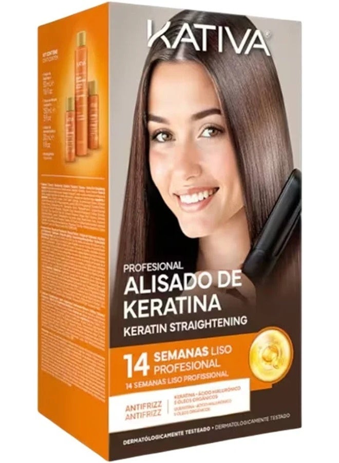 Kativa Professional Keratin Straightening Kit - Image 1