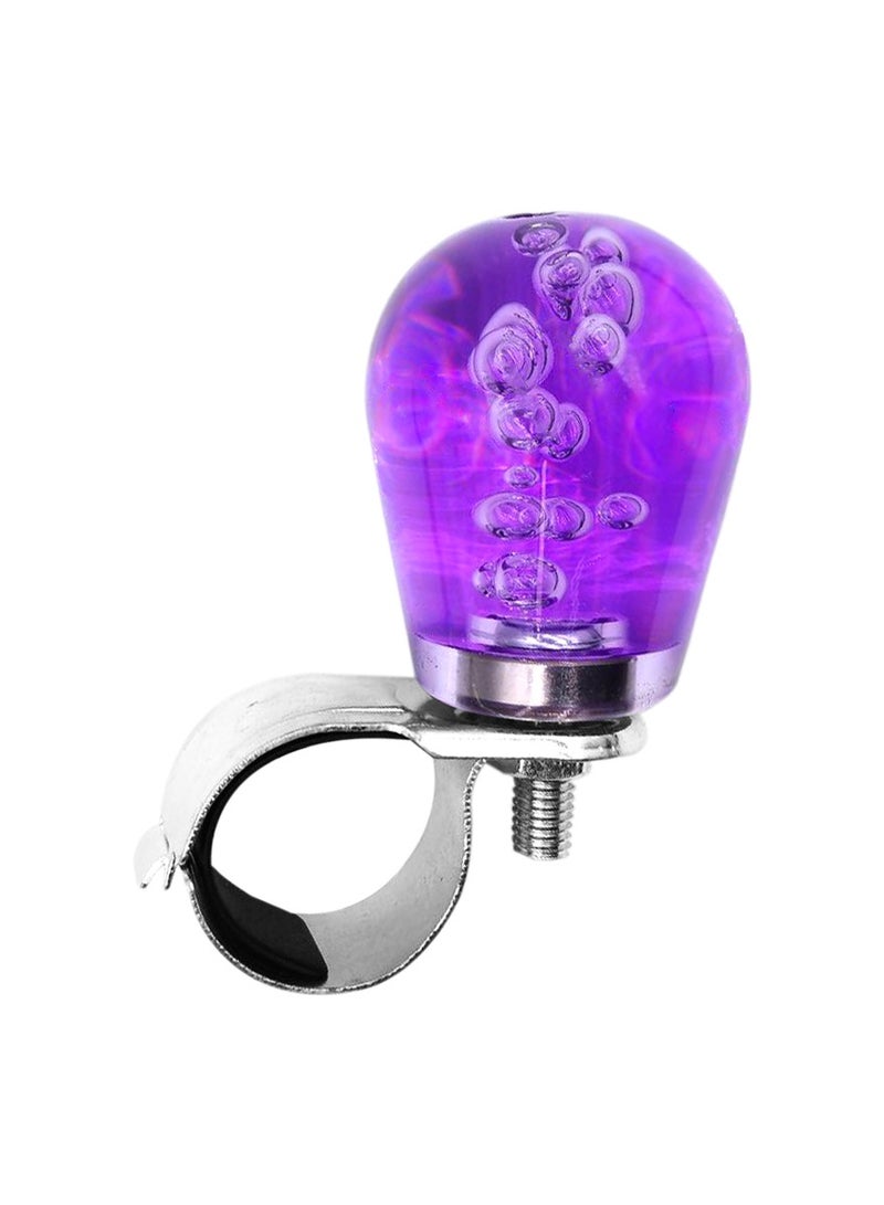 MOB MOB AC1357 Car Steering Wheel Spinner Knob Fancy Purple Power Booster Ball - Purple  - Image 2