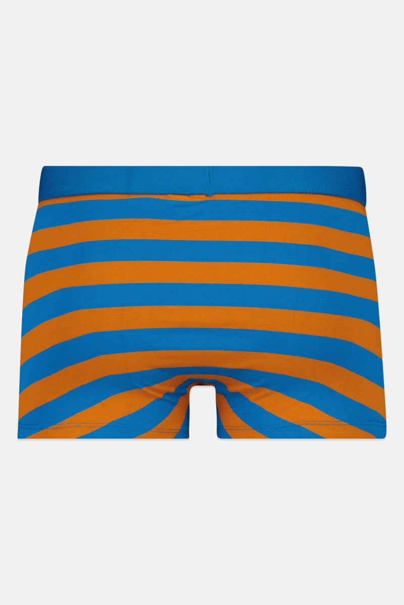 JACK & JONES Men 1 Piece Stripe Boxer Trunks, Multicolor - Image 2