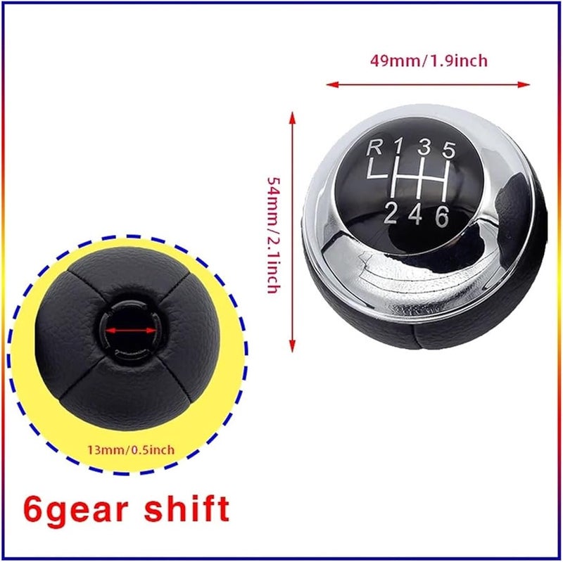 6 Speed A Gear Shifter Knob For BMW 1 3 5 6 Series E87 E90 E36 E34 E46 Z3 R58 - Image 3