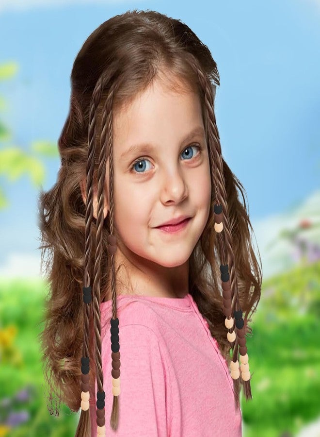 Everfunny 90 Pcs Silicone Hair Beads for Women Girls Braids, Soft Colorful Pony Beads Bulk for Kids Girls Women Hair Accessories for Braids (Dark Brown) - Image 5