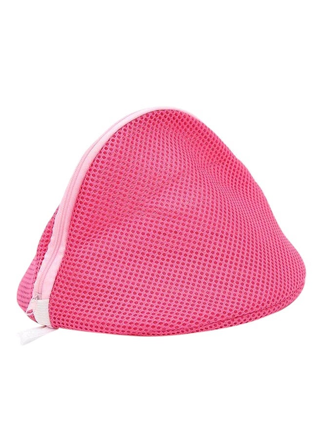 NIBEMINENT Bra Lingerie Washing Hosiery Saver Aid Mesh Bag Pink 16x4centimeter  - Image 1