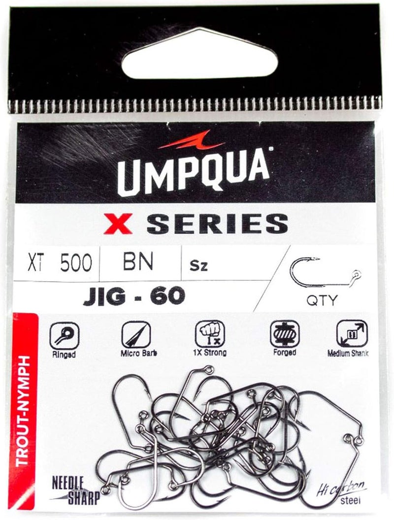Umpqua X-Series XT500 BN Jig Fly Tying Hook - Image 2