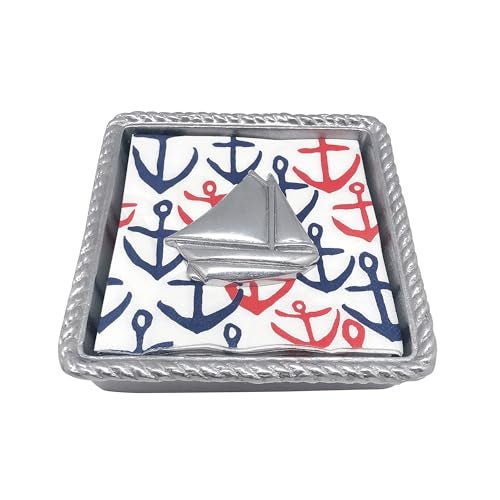 Mariposa Sailboat Twist Napkin Box - Image 2
