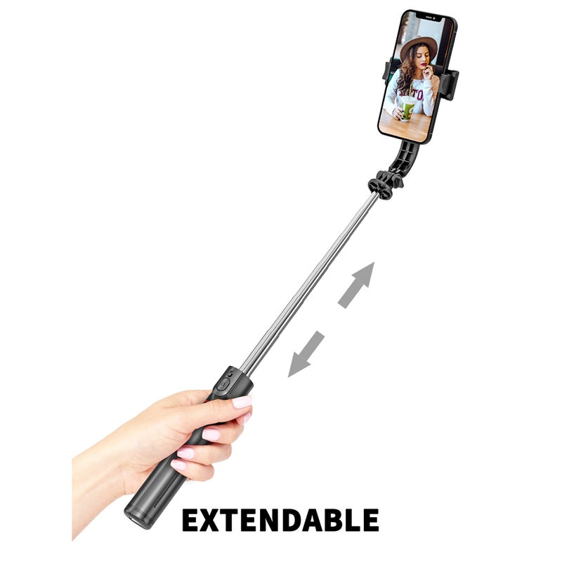 Generic (Unbranded) L13 Mobile Phone Selfie Stick Bracket Handheld Bluetooth-compatible Shutter Photo Tripod Integrated black Double lights + inner bracket - Image 2