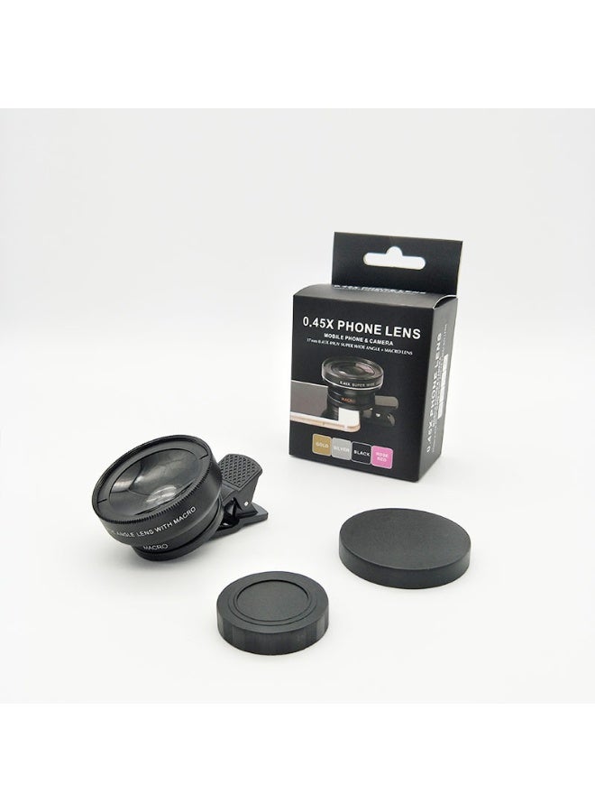 Phone Camera Lens, 2 in 1 Cell Phone Clip-on Lens Kit 0.45X Wide Angle Lens 140°+ 12.5X Macro Lens Clip-on iPhone Lens for iPhone Samsung and Most of Android Smartphone - Image 5