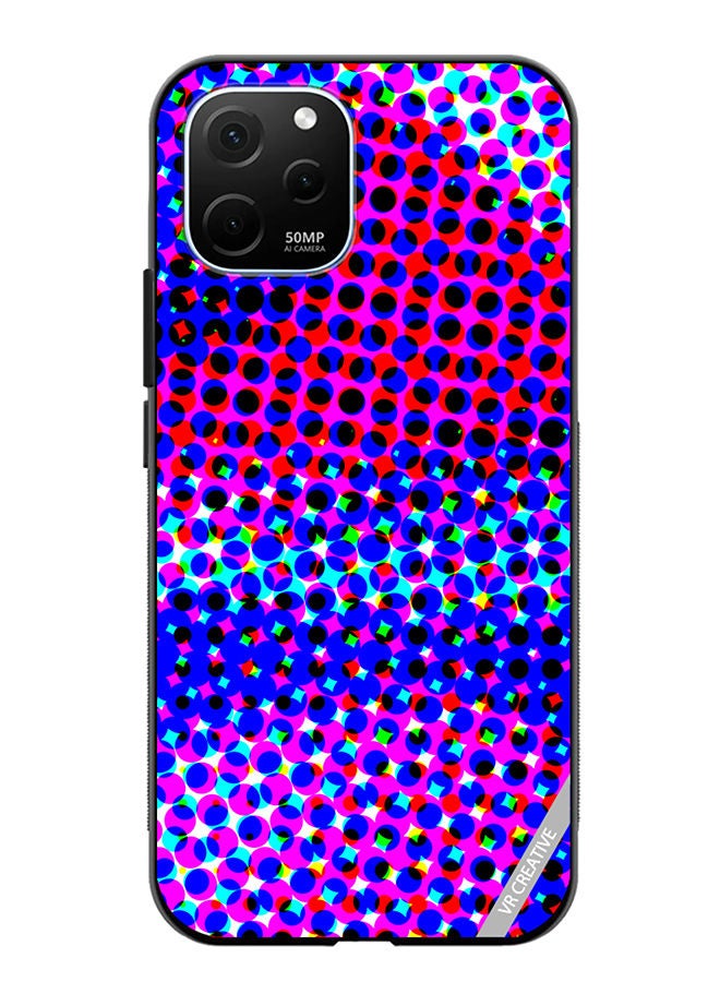 VR CREATIVE Protective Case Cover For Huawei Enjoy 50z Fun Beautiful Retro Pop Art Design Multicolour - Image 1