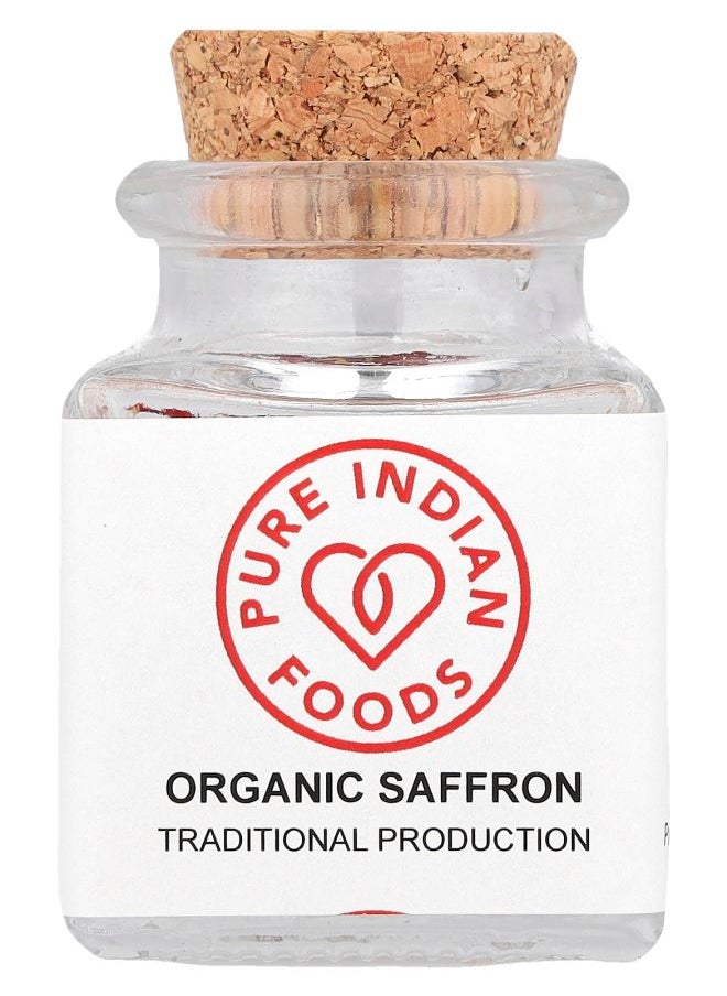 Pure Indian Foods - Organic Saffron 1 g - Image 1