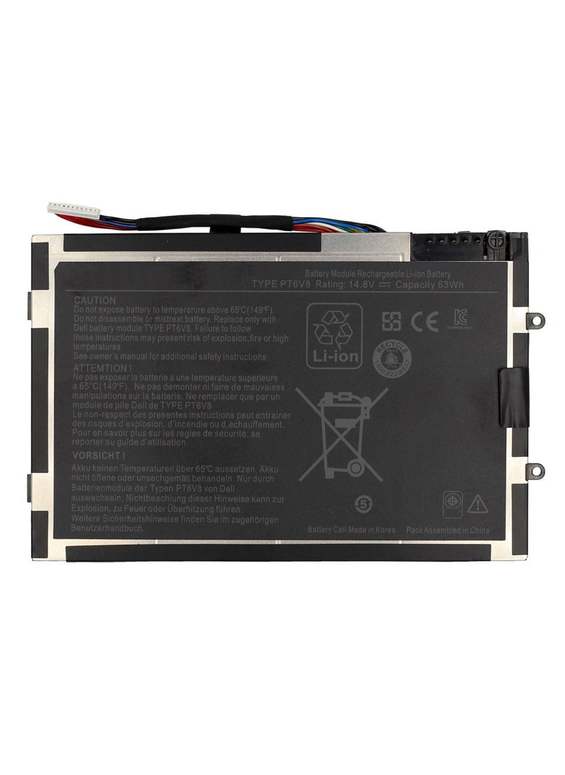 PT6V8 High Grade Compatible Laptop Battery for SDI Battery Module for Dell Alienware M11x R1 R2 R3 M14x-R2