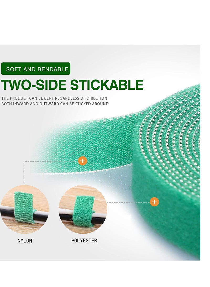 Durable Green Plant Ties for Garden & Indoor Use - 125cm x 1.2cm, Perfect for Supporting Tomato Vines & More, 1 Roll - Image 5