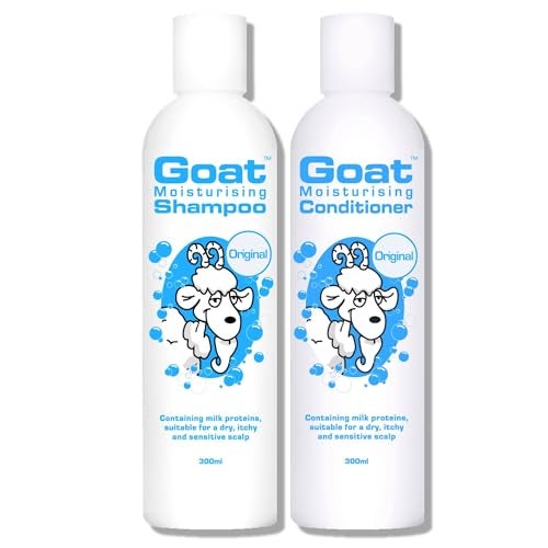 Goat Milk Soap Moisturizing Shampoo & Conditioner Value Pack - Sulfate, Paraben, and Petrochemical Free - Shampoo and Conditioner Set - Original - Image 1