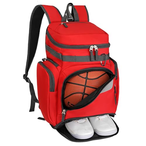 Goloni Basketball Backpack,Large Sports Bag with Ball Compartment & Shoe Compartment, Best for Basketball, Soccer, Volleyball,Gym, Travel - Image 1