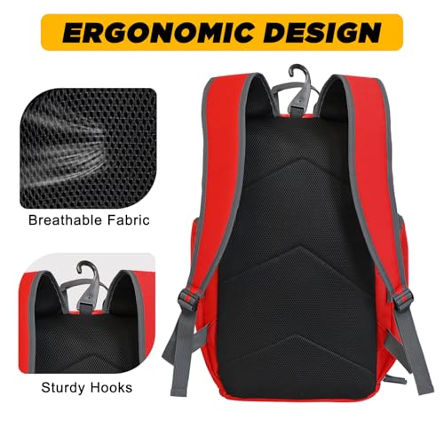 Goloni Basketball Backpack,Large Sports Bag with Ball Compartment & Shoe Compartment, Best for Basketball, Soccer, Volleyball,Gym, Travel - Image 5