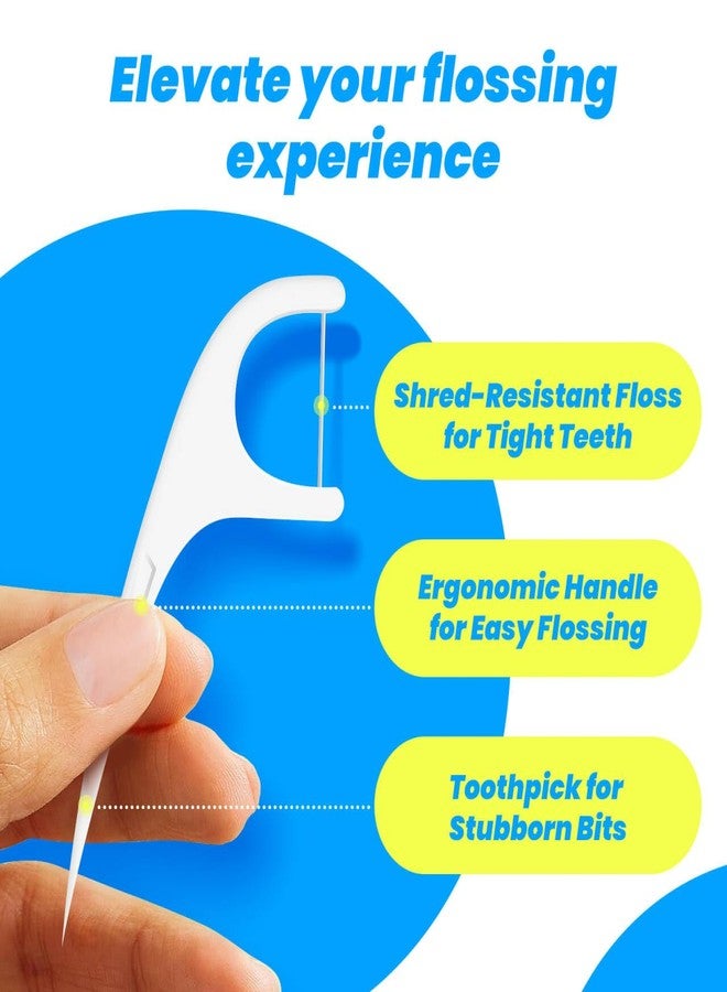 COCOBURI Individually Wrapped Dental Floss Picks-Disposable Floss Picks for Adules-Floss Single Bag-Unflavored Floss Picks-BPA Free-Bulk Floss Sticks-150 Counts - Image 5