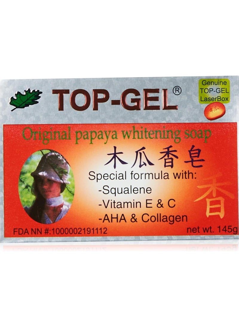 top gel Papaya Soap 145 Gm - Image 1