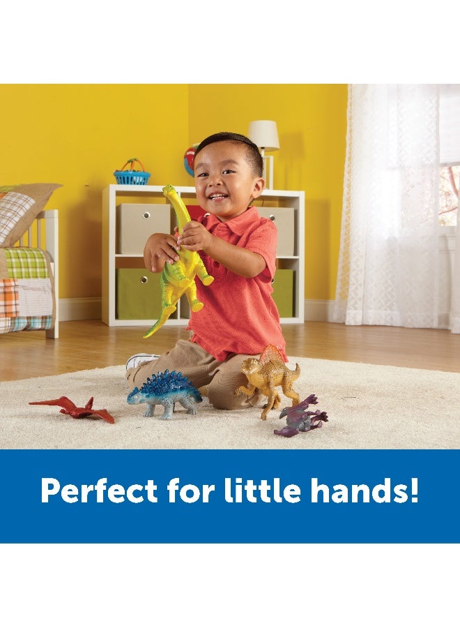 Learning Resources Jumbo Dinosaurs 2 (5-Piece Set, Prehistoric Figures, Ages 3+) - Image 2
