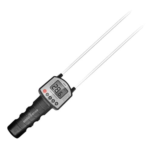 amiciSense Grain Moisture Meter Handheld Humidity Tester for Wheat, Rice, Corn, etc with 4 AA Battery - Image 1