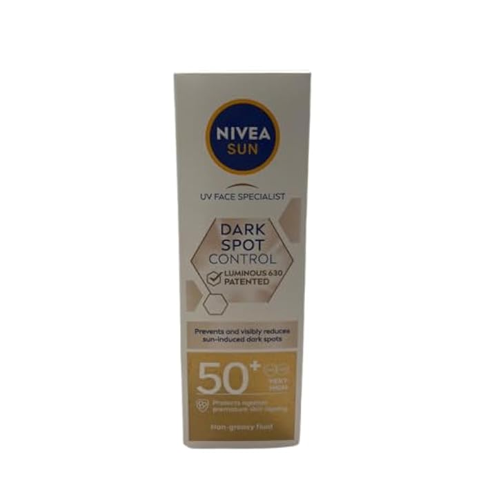 NIVEA Sun UV Facial Specialist Dark Spot Control Cream SPF 50+ Luminous630, 40ml, Pack of 1 - Image 1