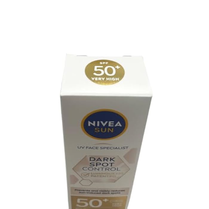 NIVEA Sun UV Facial Specialist Dark Spot Control Cream SPF 50+ Luminous630, 40ml, Pack of 1 - Image 3