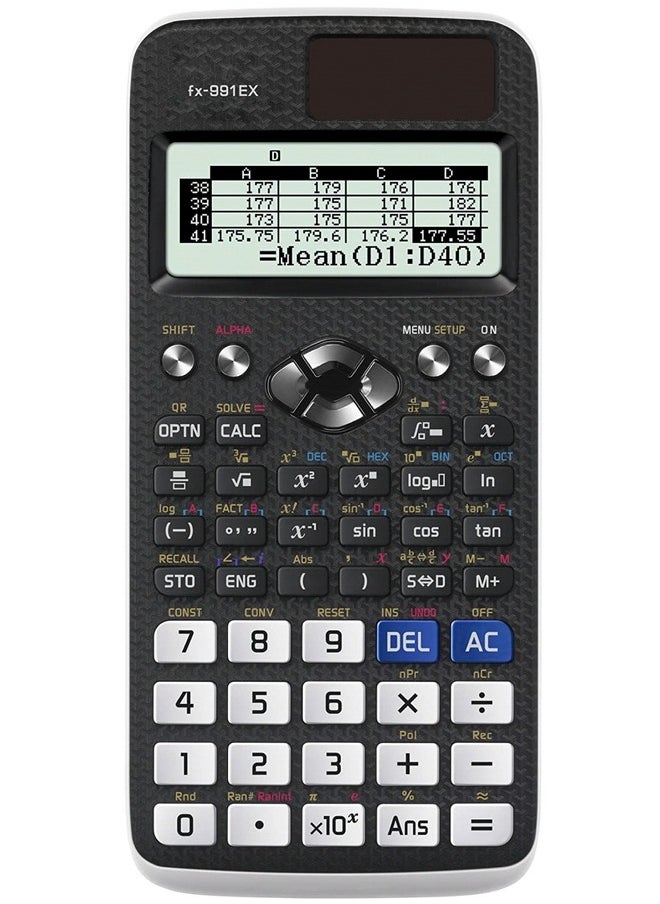 آلة حاسبة علمية FX-991AEX-W-DT باللونين الأسود والأبيض. - pzsku/Z4419A62C067715B78884Z/45/_/1730966546/cf4ea495-611a-4a42-b56f-7e64f6f65636