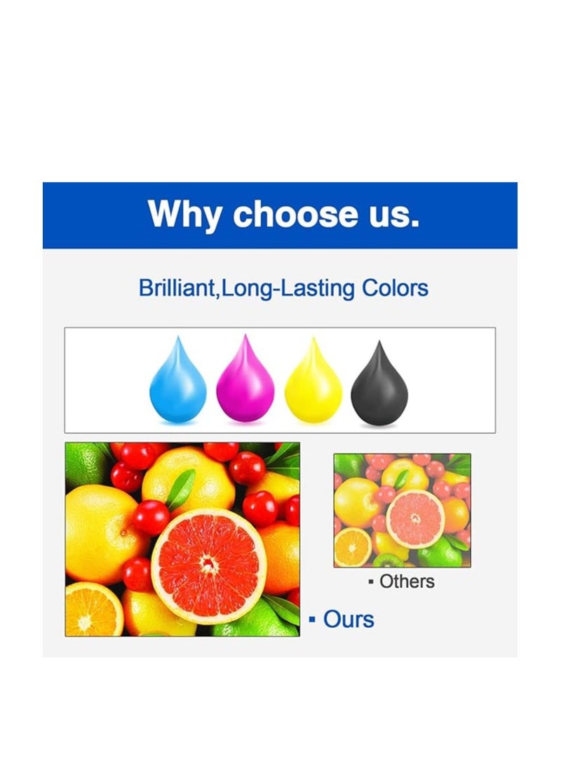 Terabyte TN221 TN241 TN261 Work for Brother HL-3140W HL-3170CDW HL-3180CDW MFC-9130CW MFC-9330CDW MFC-9340CDW (1 SET) Compatible Toner Cartridge Replacement for Brother PRINTER - Image 3