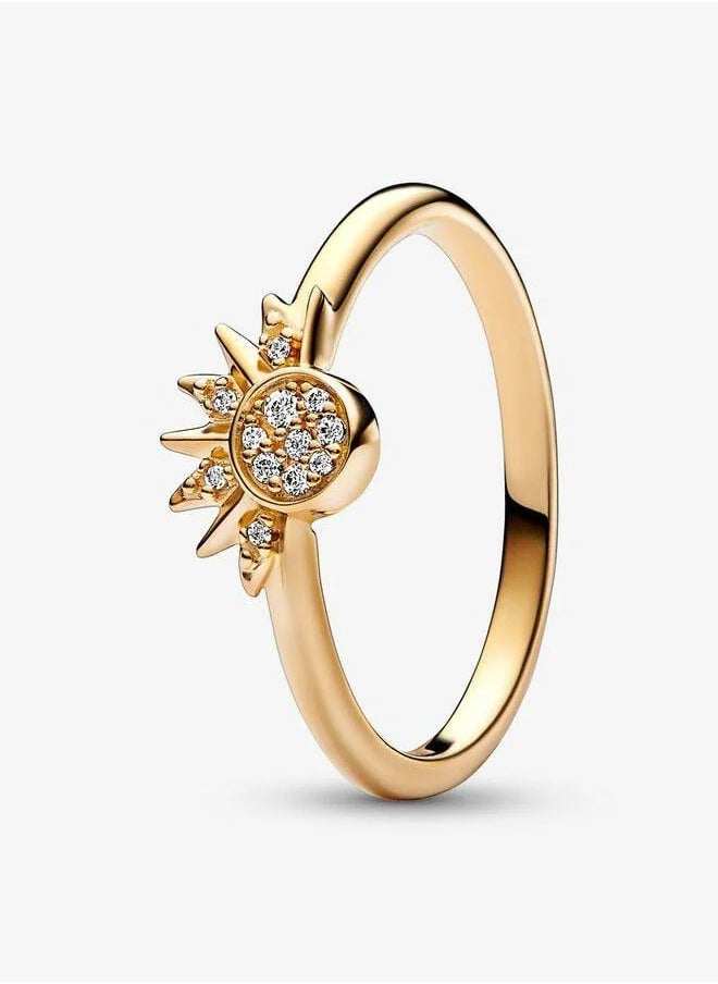 PANDORA - "Explore the enchanting allure of the Pandora Twins Sun & Moon collection, where celestial beauty meets timeless design. These exquisite pieces symbolize balance and harmony, perfect for expressing your unique journey through life." - Image 1