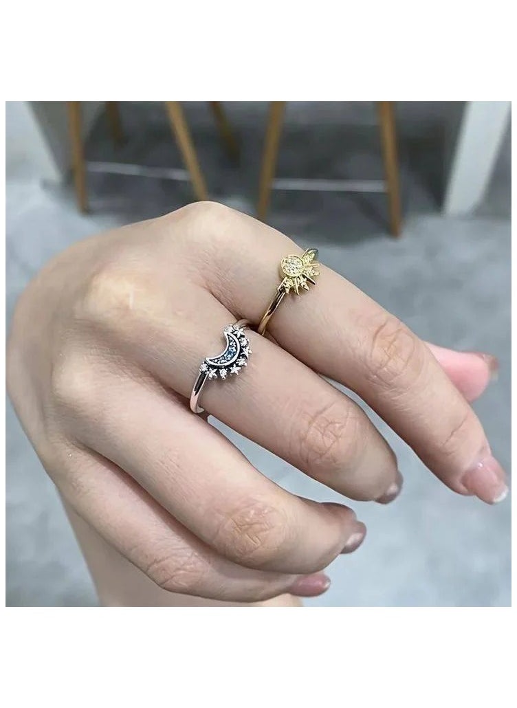 PANDORA - "Explore the enchanting allure of the Pandora Twins Sun & Moon collection, where celestial beauty meets timeless design. These exquisite pieces symbolize balance and harmony, perfect for expressing your unique journey through life." - Image 1