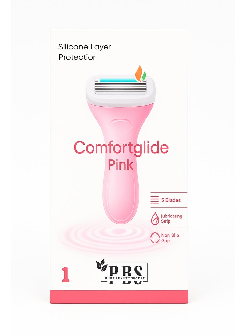 ماكينة حلاقة PBS Comfortglide Pink للنساء