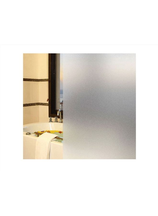 غشاء نافذة للزينة بغراء ثابت شفاف 55x200سم - Image 2