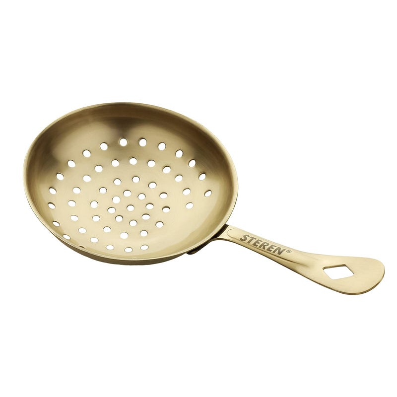 Steren Impex | Stainless Steel Julep Strainer - Gold Plated, Matt - Image 2