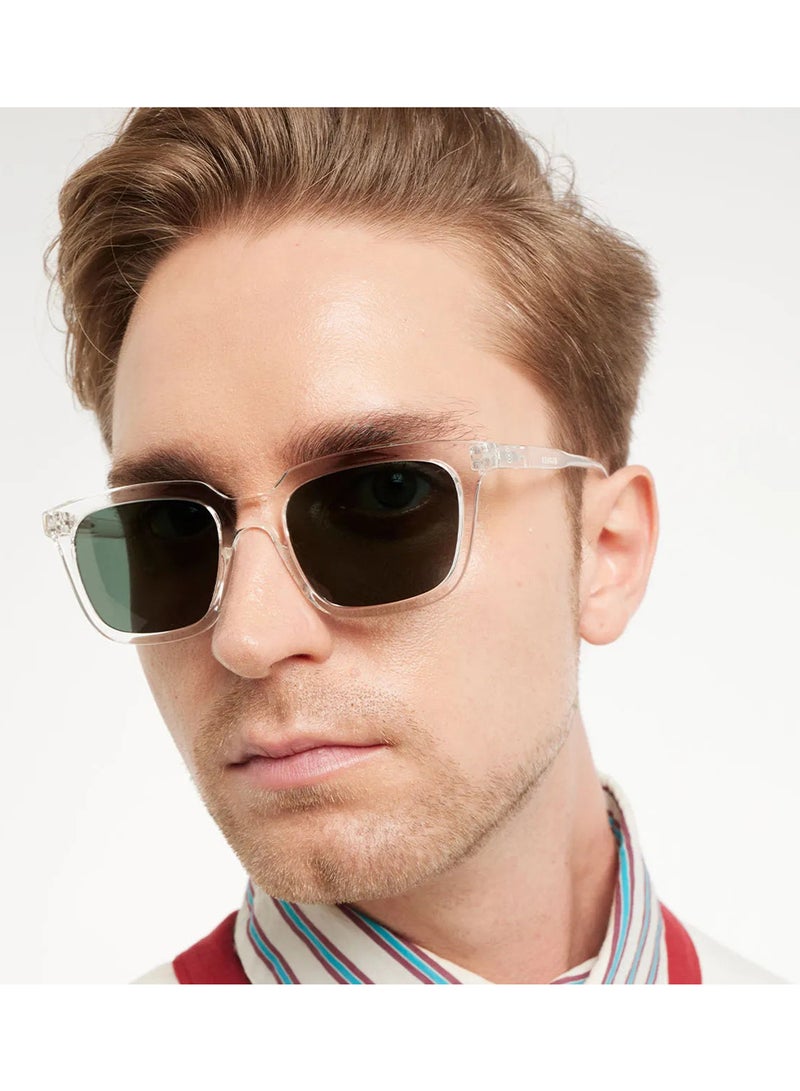 BARNER Holly Glossy Crystal Sun - Unisex  Rectangular Sunglasses - Image 3