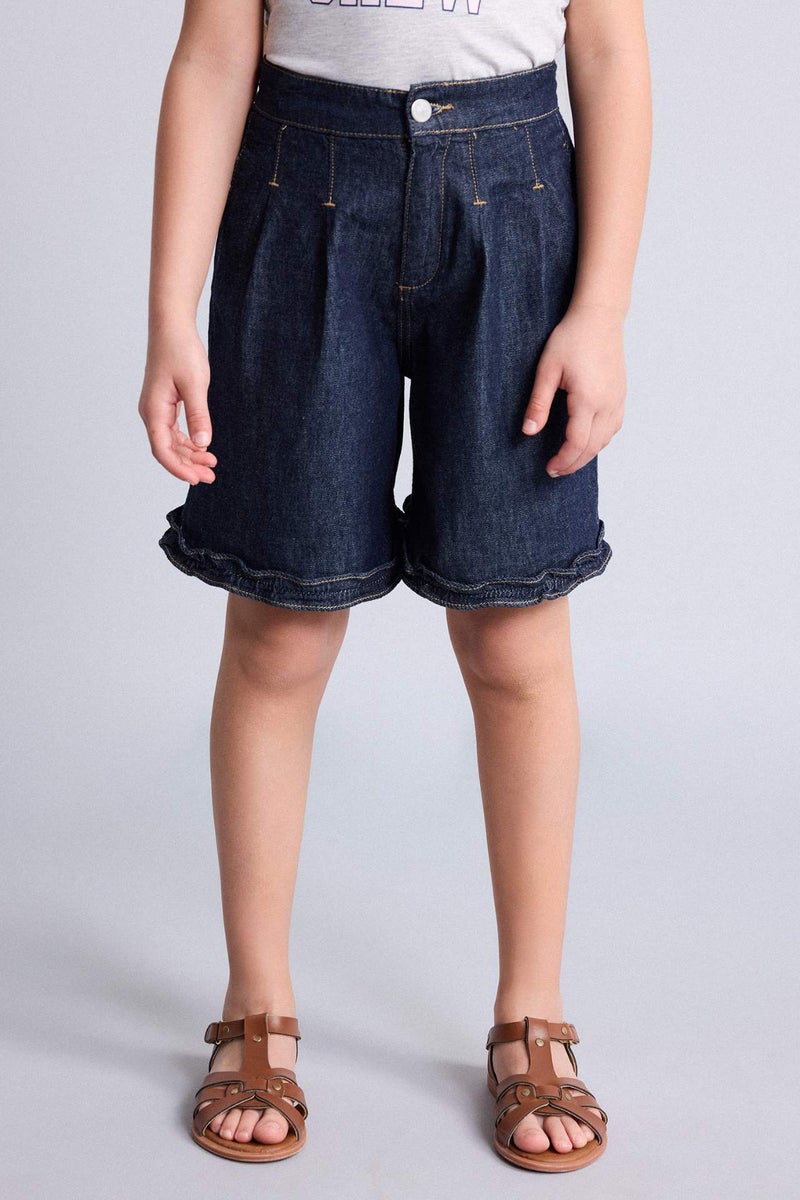 DeFacto Girl Wide Leg Denim Shorts - Image 4