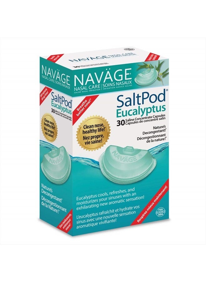Navage Eucalyptus SaltPod Bundle: 3 Eucalyptus SaltPod Capsule 30-Packs (90 SaltPods) - Image 2