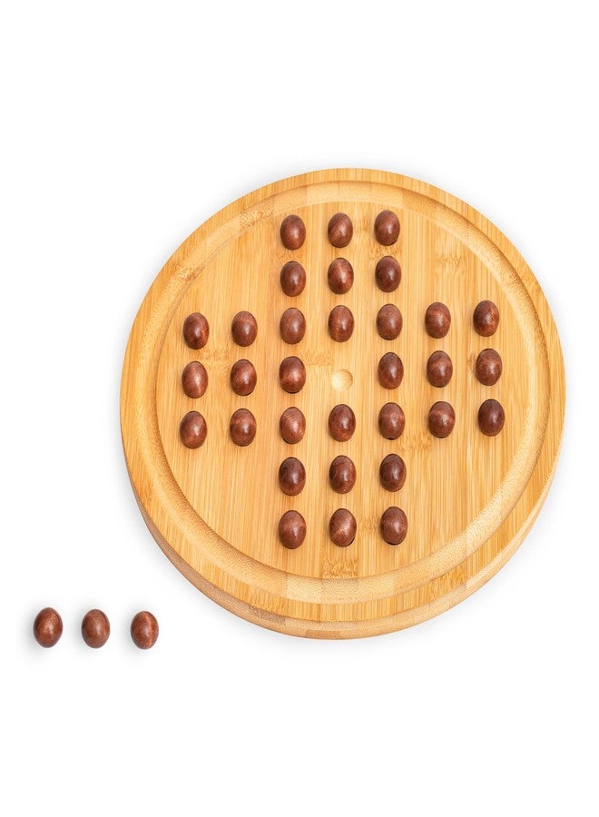 Black long Di fang Solid Wood Classic Single Player Strategy Puzzle Board Game -11.62 inch Solid Wood Board (29.5CM) Desktop Single Player Strategy Puzzle Game - Image 2