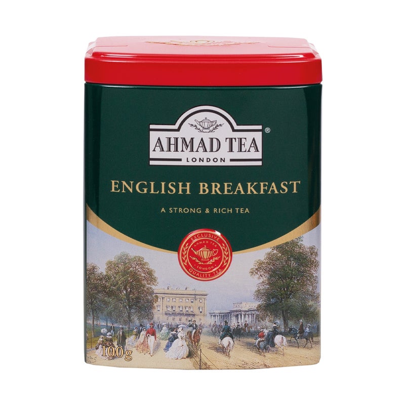 Ahmad Tea English Breakfast Loose Caddy 100 gm 12X100gm - 62 - Image 1