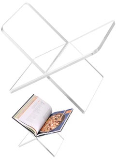Beauenty Acrylic Book Stand Transparent Clear Acrylic Book Holder Book Display Stand Book Stand for Reading Book Holder  - Image 1