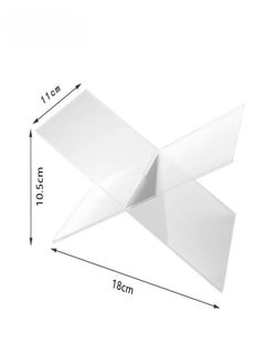 Beauenty Acrylic Book Stand Transparent Clear Acrylic Book Holder Book Display Stand Book Stand for Reading Book Holder  - Image 3