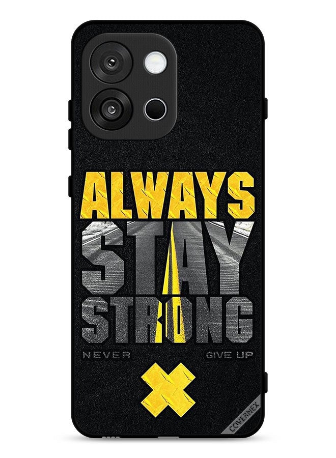 Covernex OnePlus 13s Protective Case Cover Always Stay Strong Never Give Up - Image 1