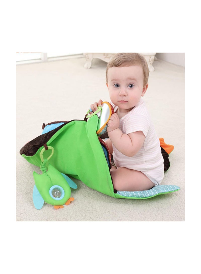 GGOOT 1pc baby floor play mat floor mat for baby toddler cotton play mat baby belly blanket baby belly play mat floor pad baby crawling mat owl crawling mat carpet cute infant Game pad Assorted Color - Image 2