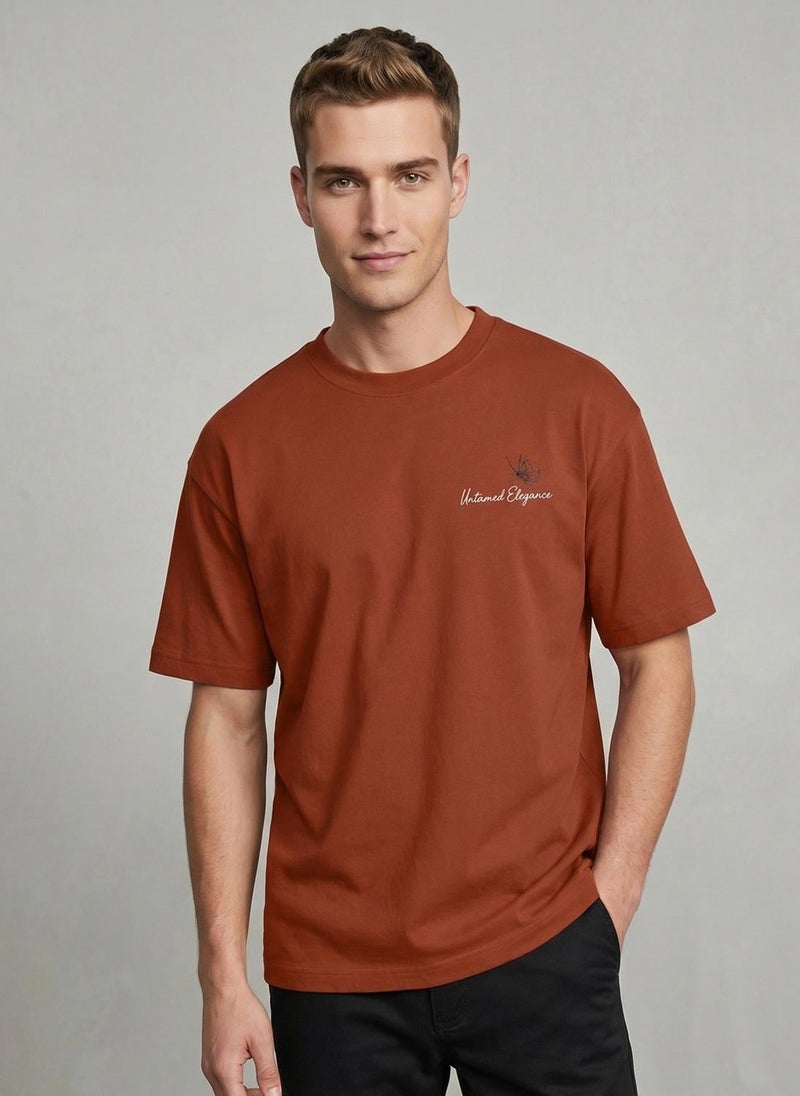 NOBERO Men Oversized Graphic Printed T-shirt - Image 1