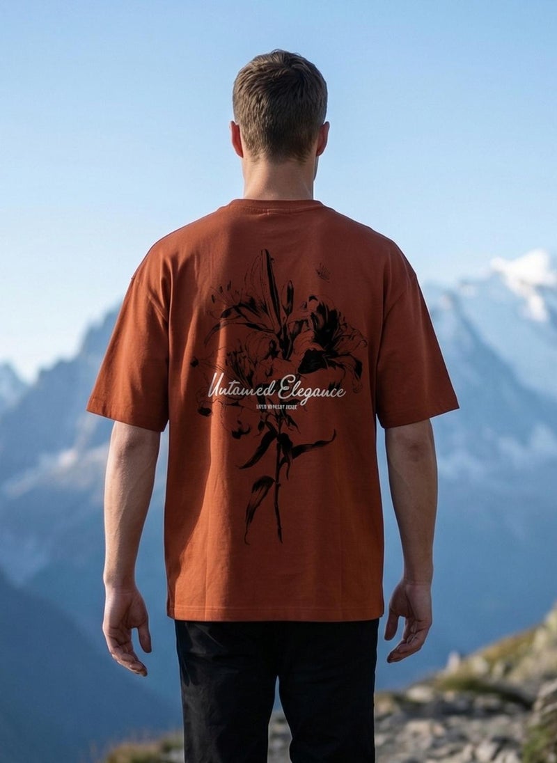 NOBERO Men Oversized Graphic Printed T-shirt - Image 4