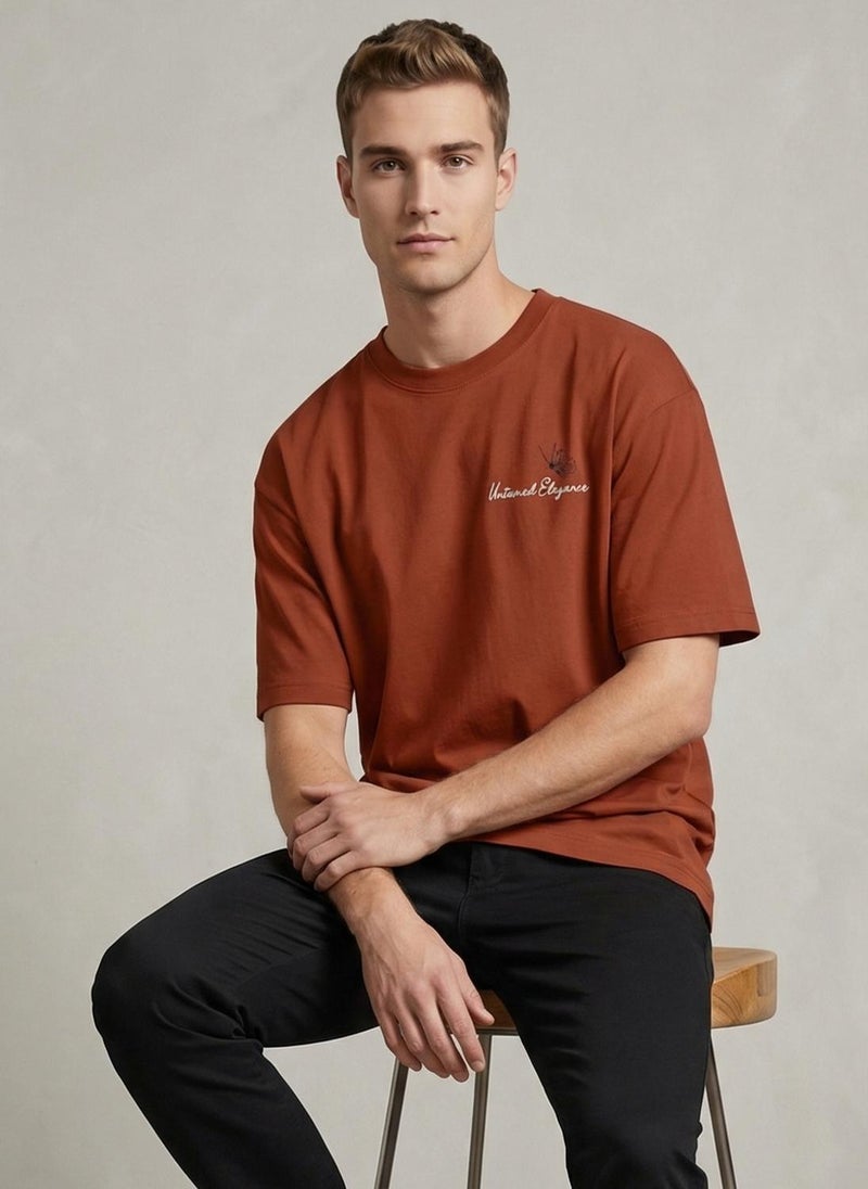 NOBERO Men Oversized Graphic Printed T-shirt - Image 2