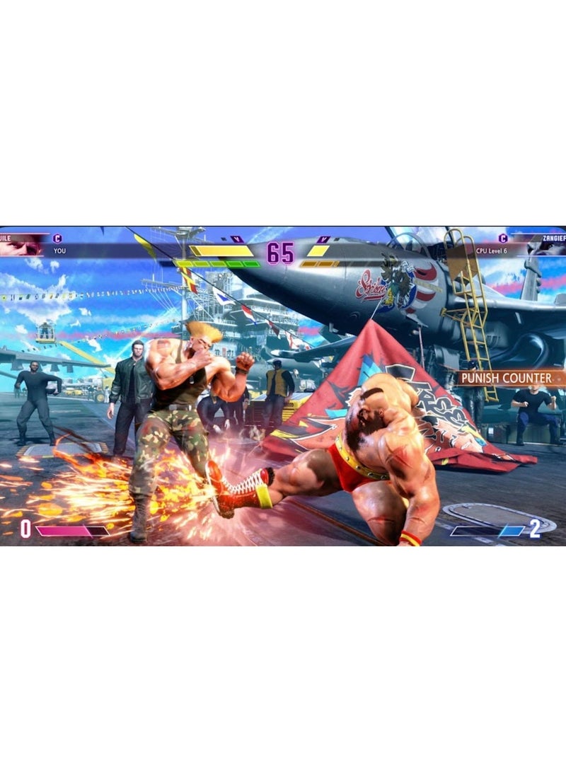 بلاي ستيشن ستريت فايتر 6 – إصدار المقاتلين للعامين 1 و2 لجهاز بلايستيشن 5 (PS5) | لعبة قتال كلاسيكية | يتضمن شخصيات العامين الأول والثاني | منافسات متعددة اللاعبين | رسومات الجيل الجديد | النسخة العالمية | تصنيف PEGI 12 - Image 5
